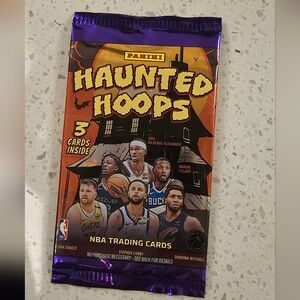 Panini Haunted Hoops NBA Trading Cards Pack - Orange & Purple